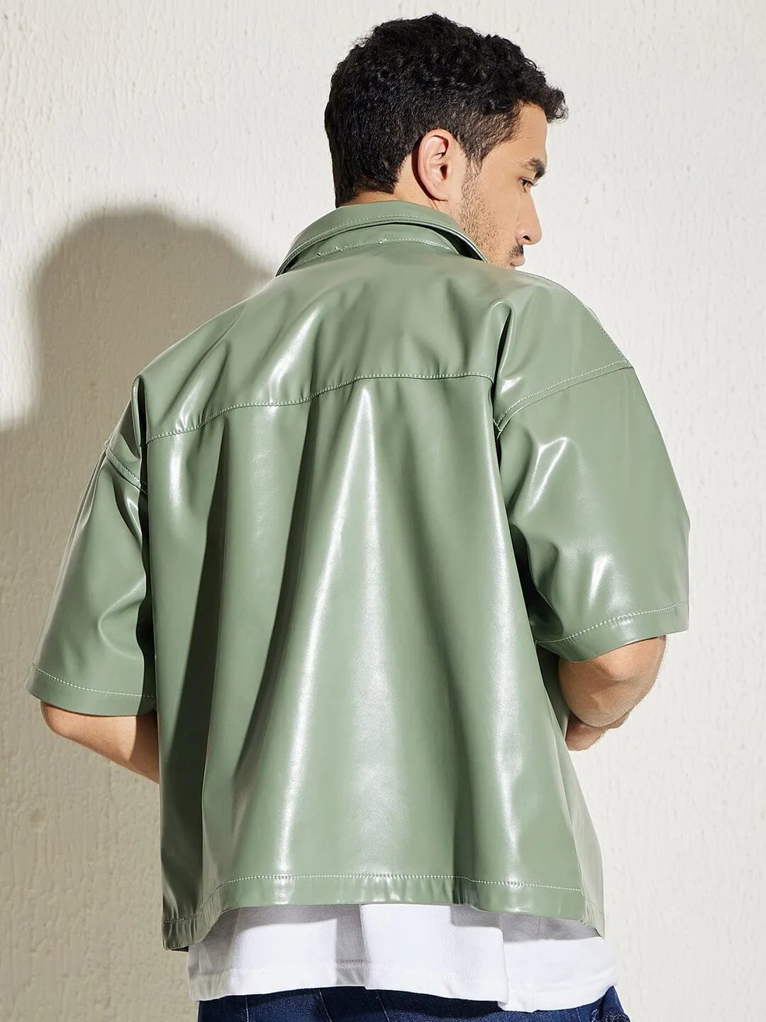 Olive Pu Shacket