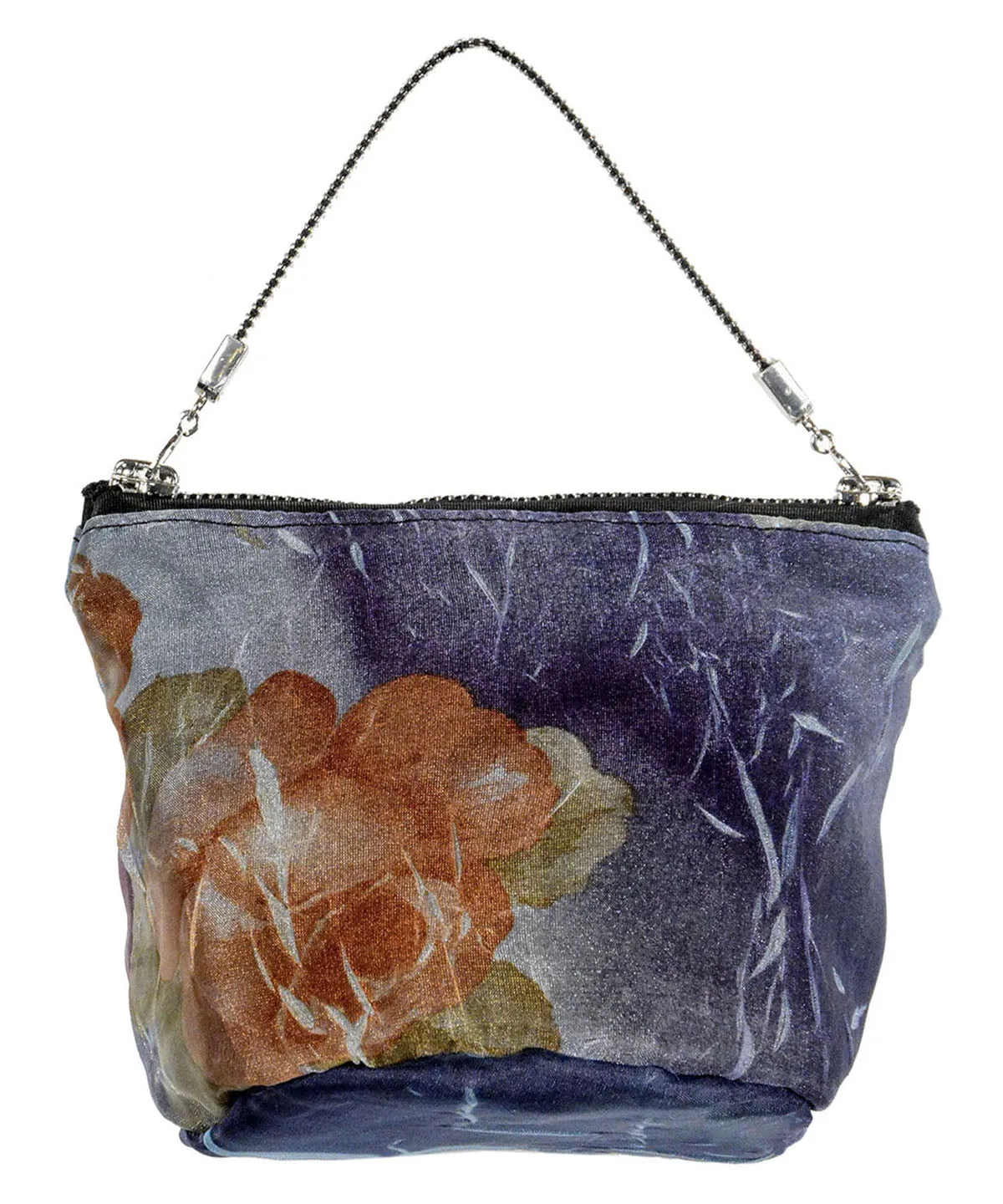 Organza Gift Set - Handkerchief Scarf and Ibiza Bag in Sea Lavender Coastal Garden