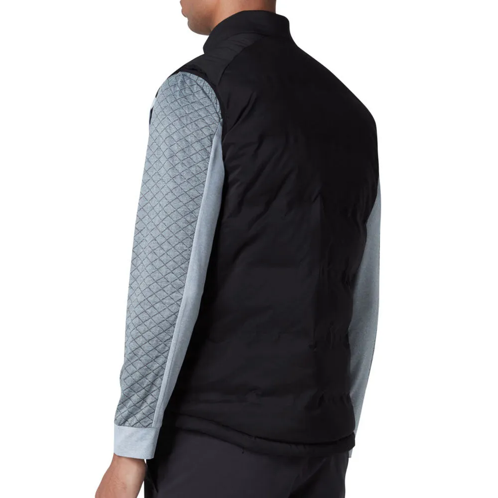 Original Penguin Lightweight Full Zip Puffer Gilet - Caviar