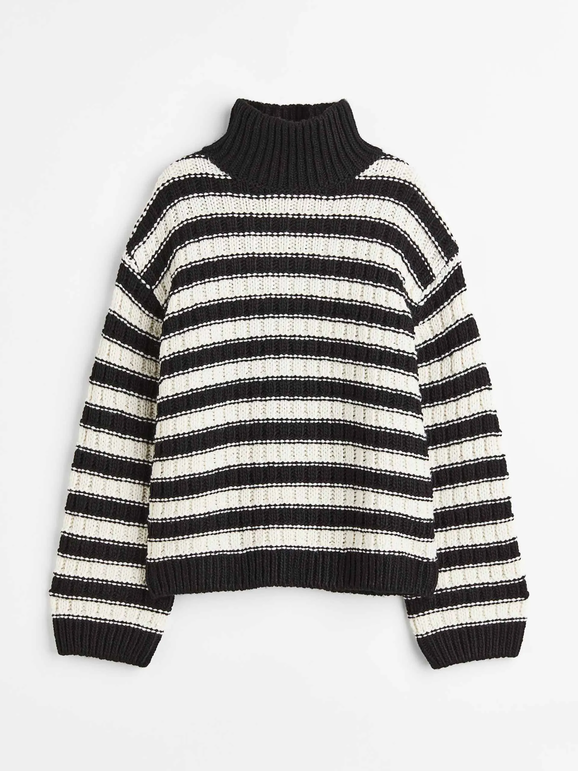 Oversized turtleneck jumper