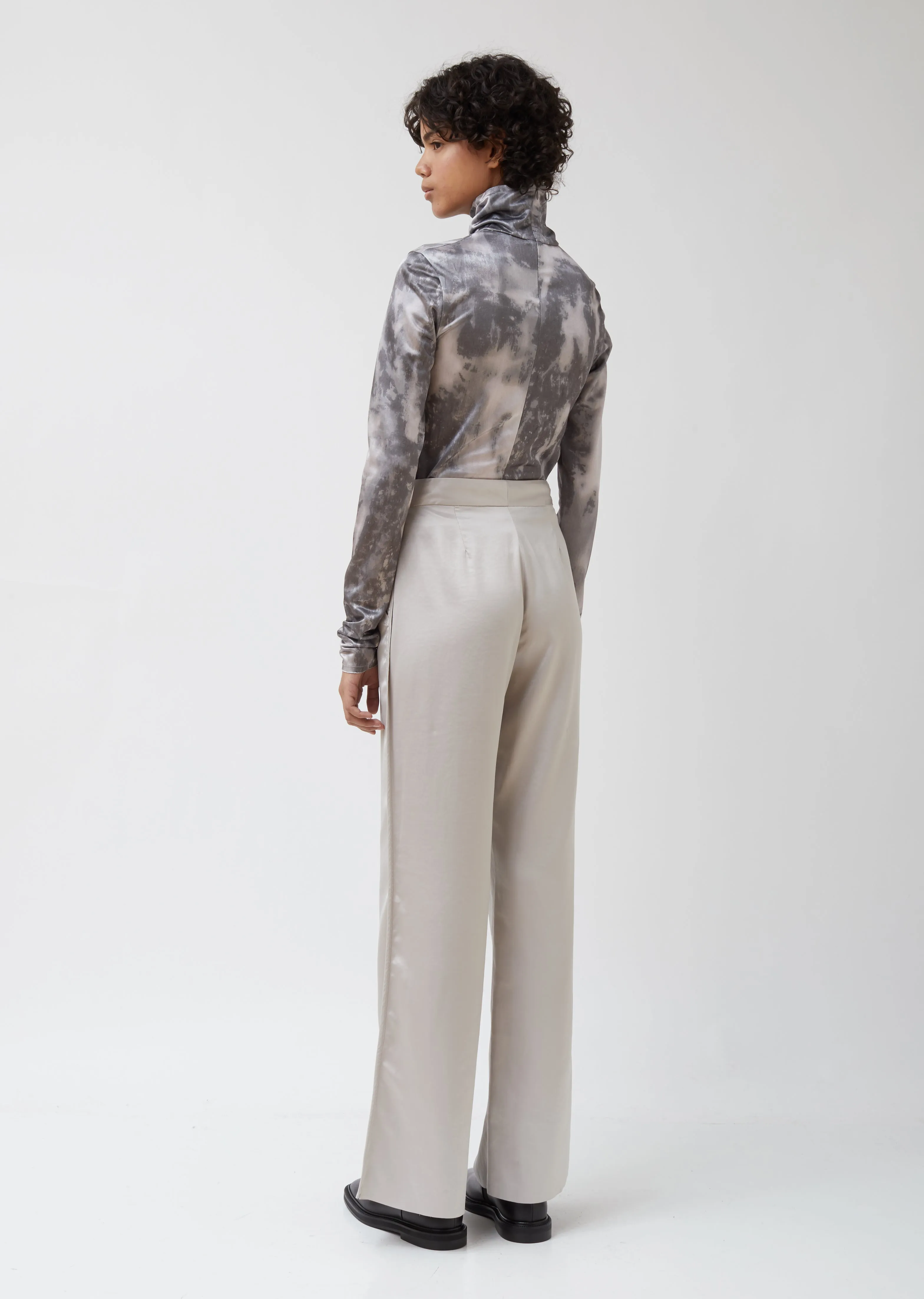 Pamila Fluid Tech Satin Trousers