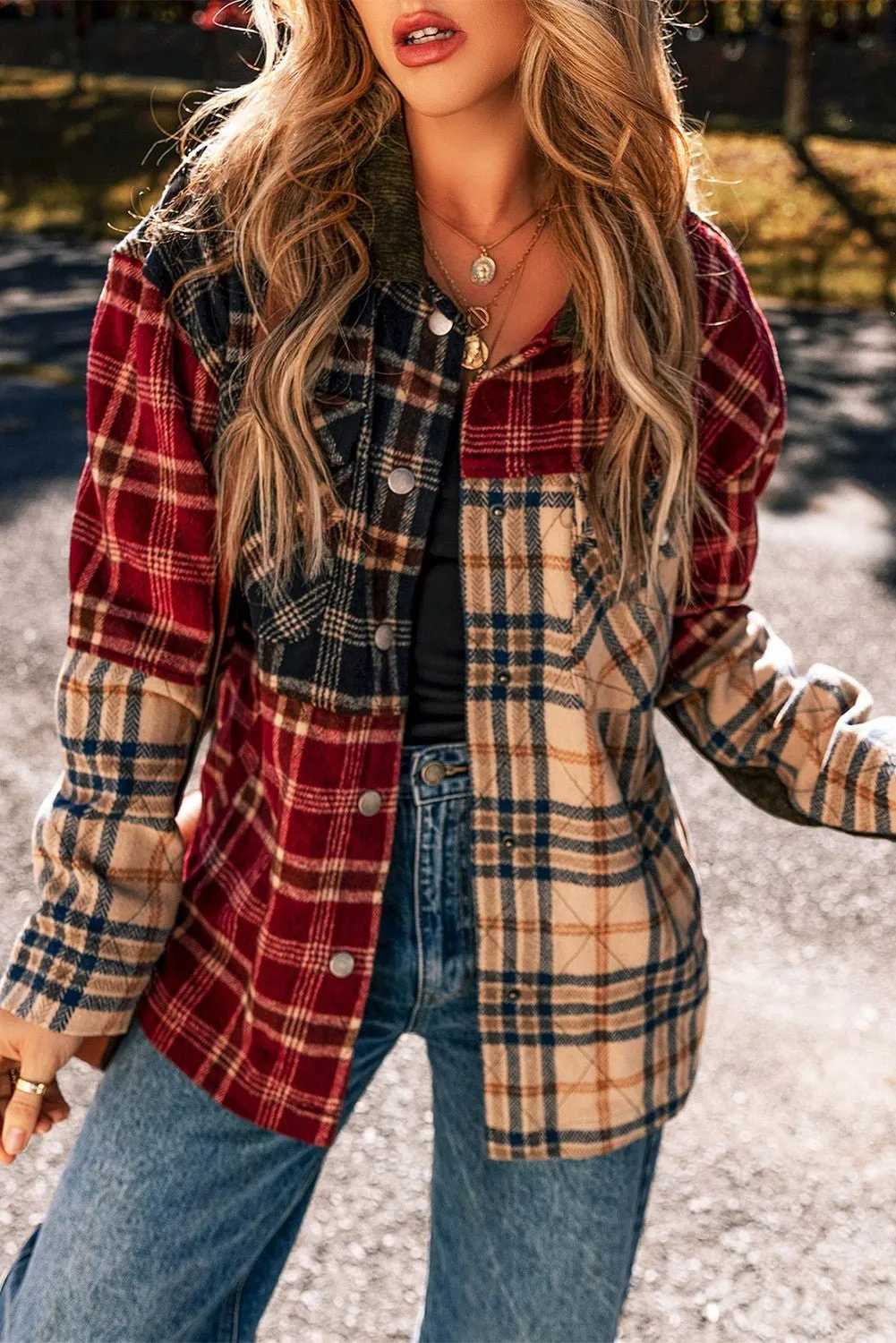 Part Of Nature Plaid Shacket