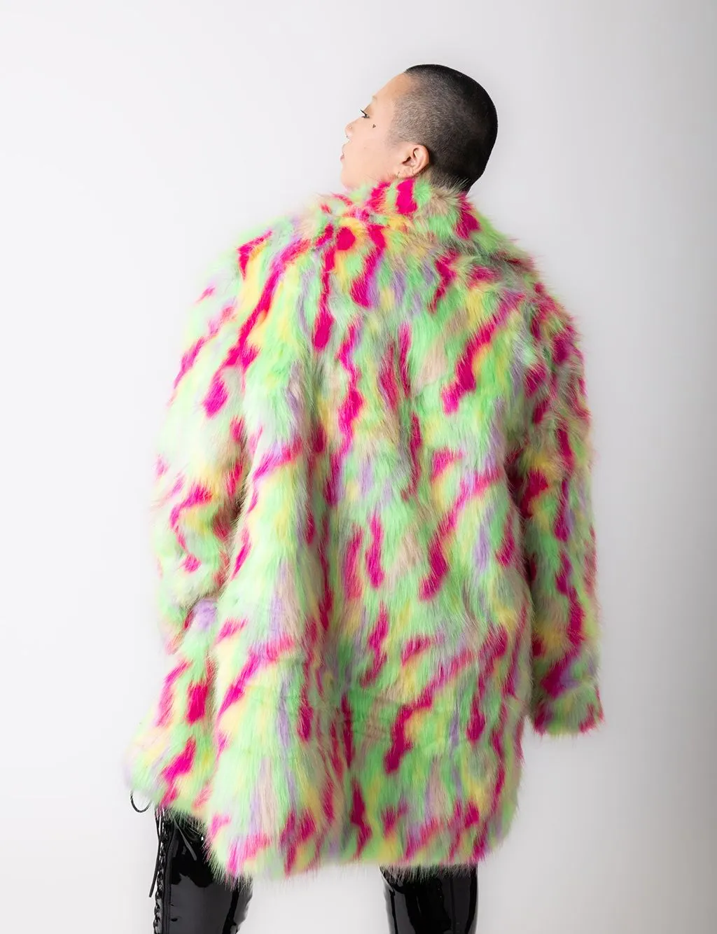 PARTY MONSTER FAUX FUR JACKET - MID LENGTH ✰ MADE 4 U ✰