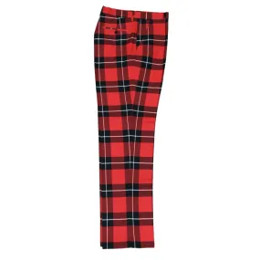 Plaid Red Black White Pants