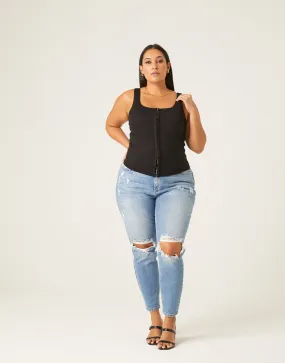 Plus Size Hook Front Tank