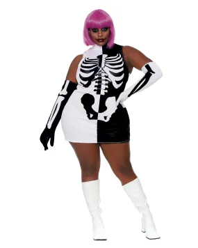 Plus Size Parti Skeleton