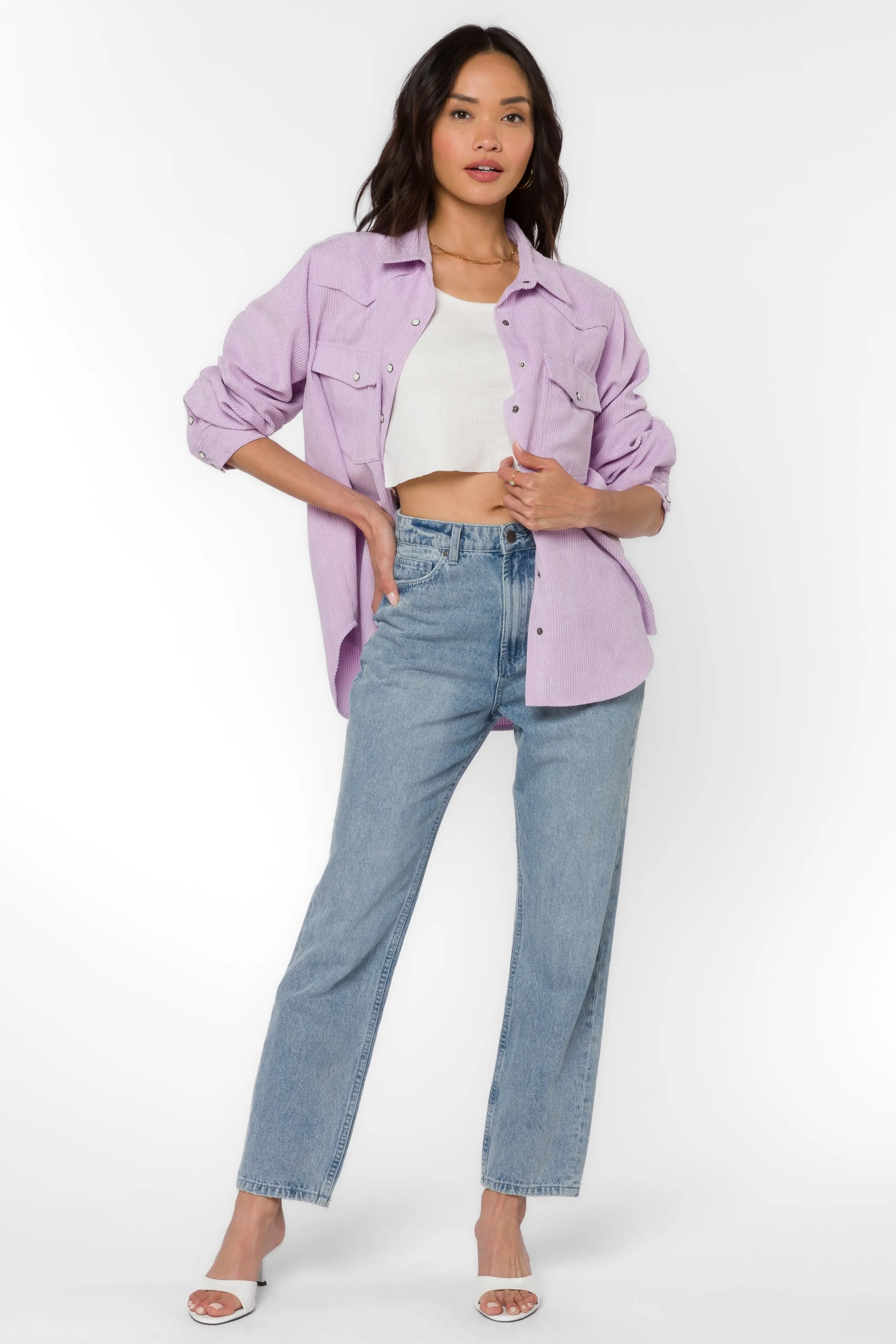 Raquel Pastel Lilac Shirt