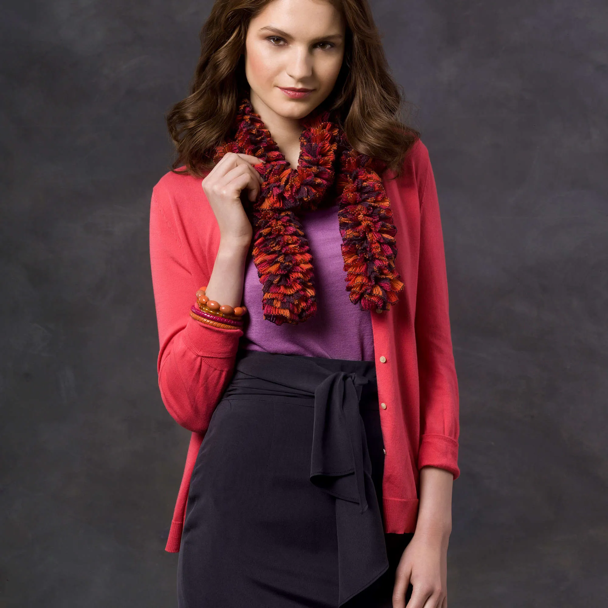 Red Heart Victoria's Knit Scarf