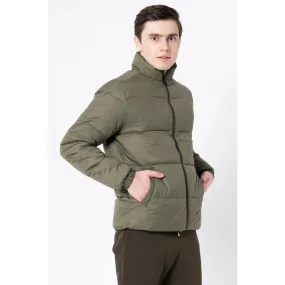 RedTape Men's Olive Solid Jacket