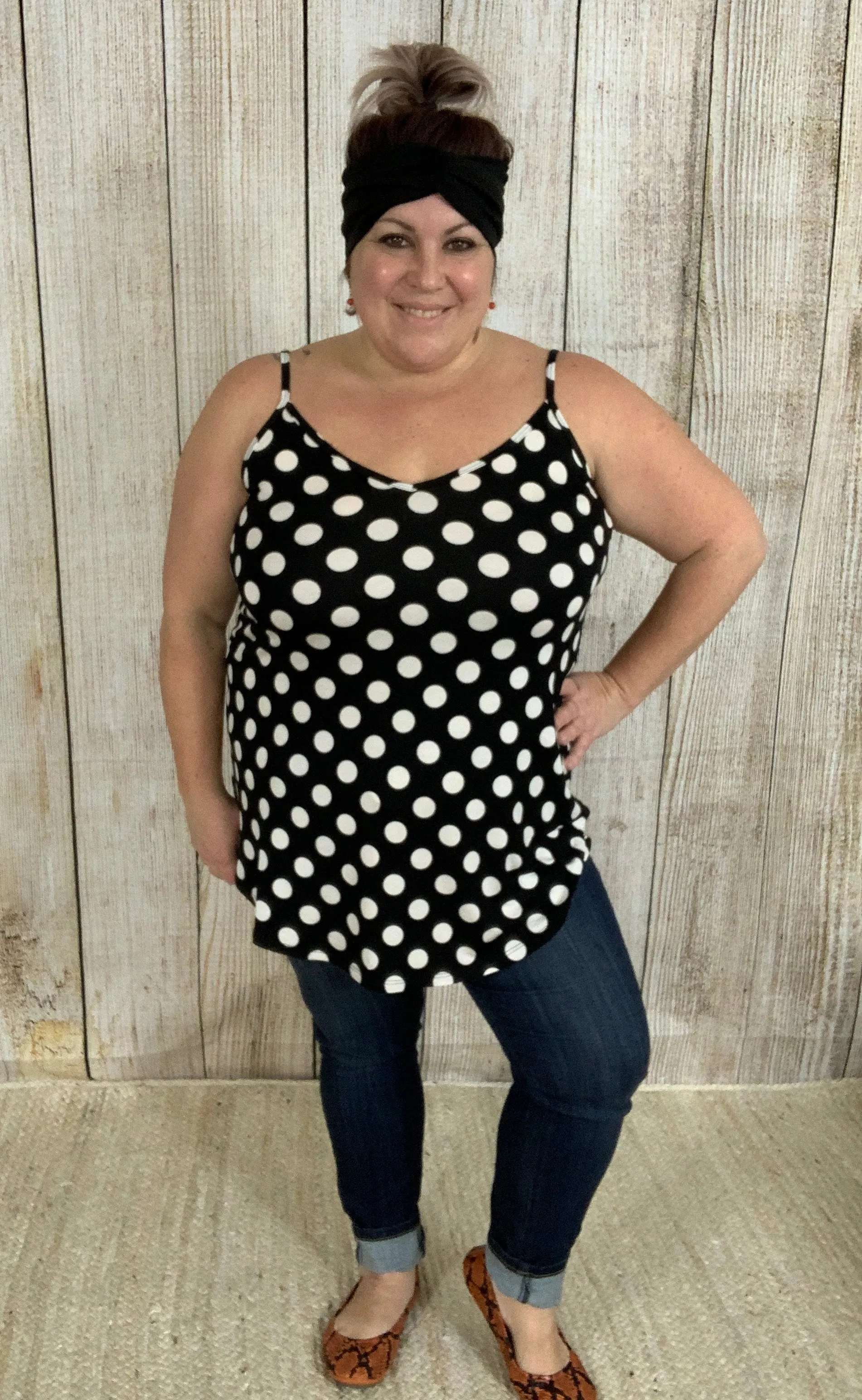 Reversible Polka Dot Cami