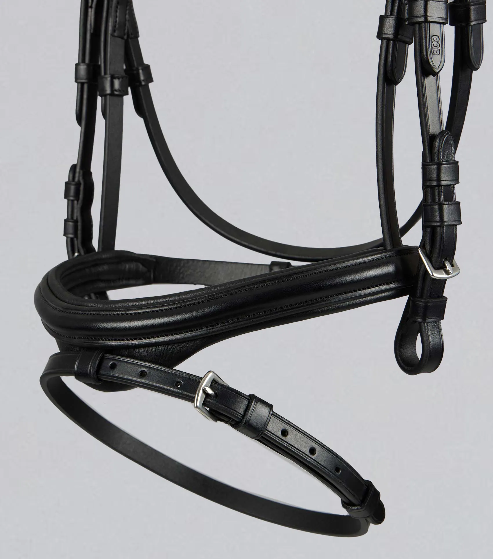 Rivere Snaffle Bridle Black