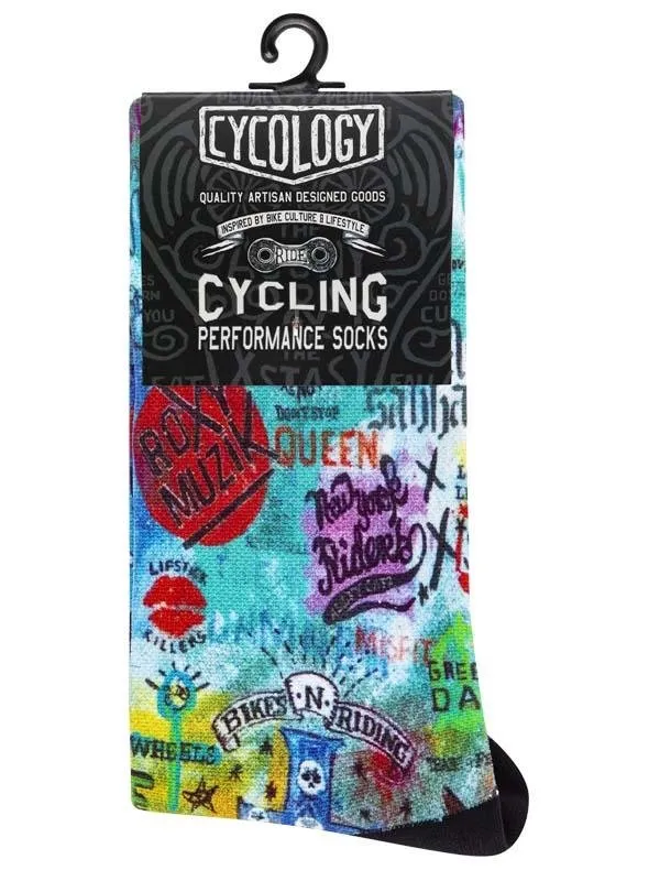 Rock N Roll Cycling Socks