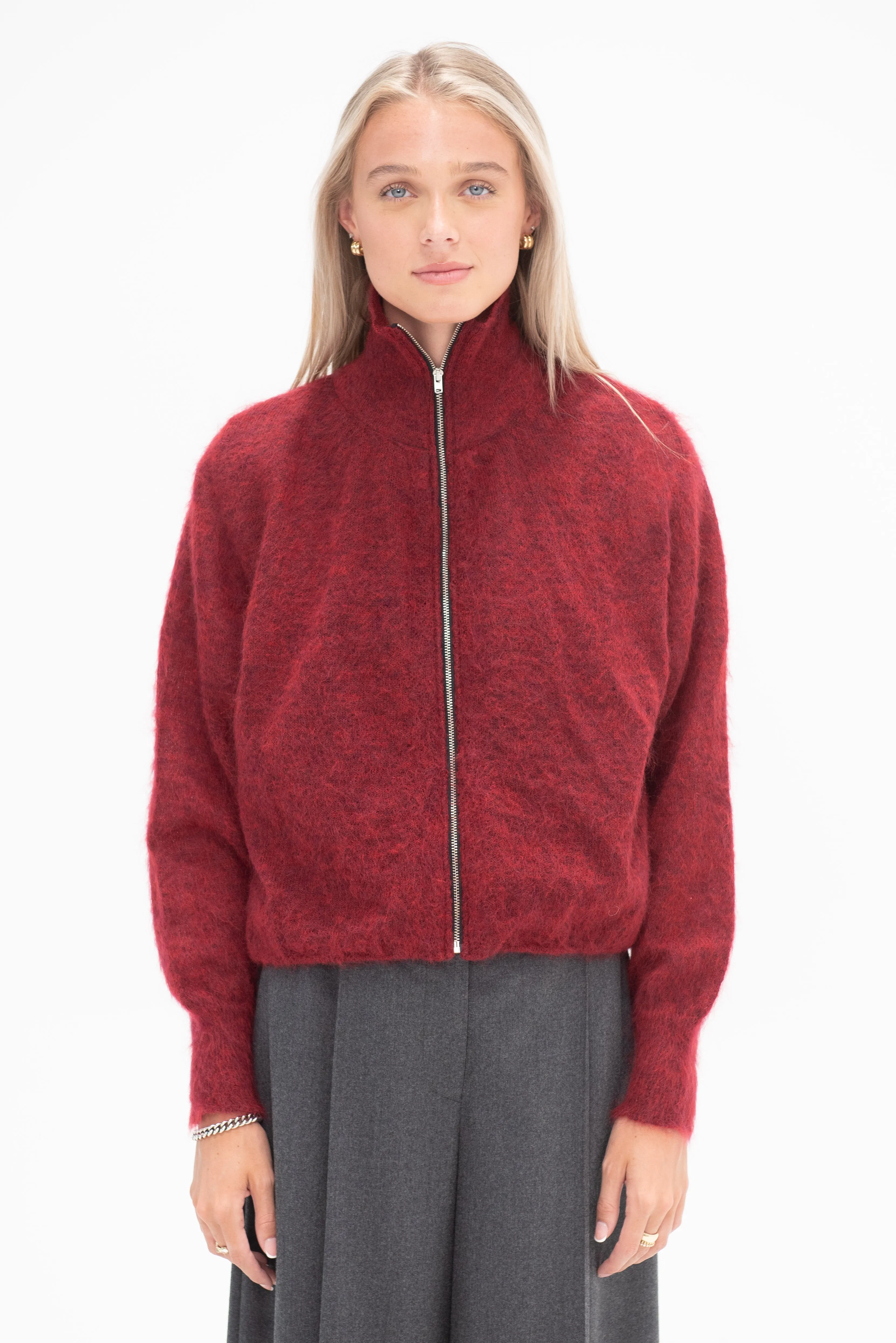 Saint Michel Sweater, Dark Red