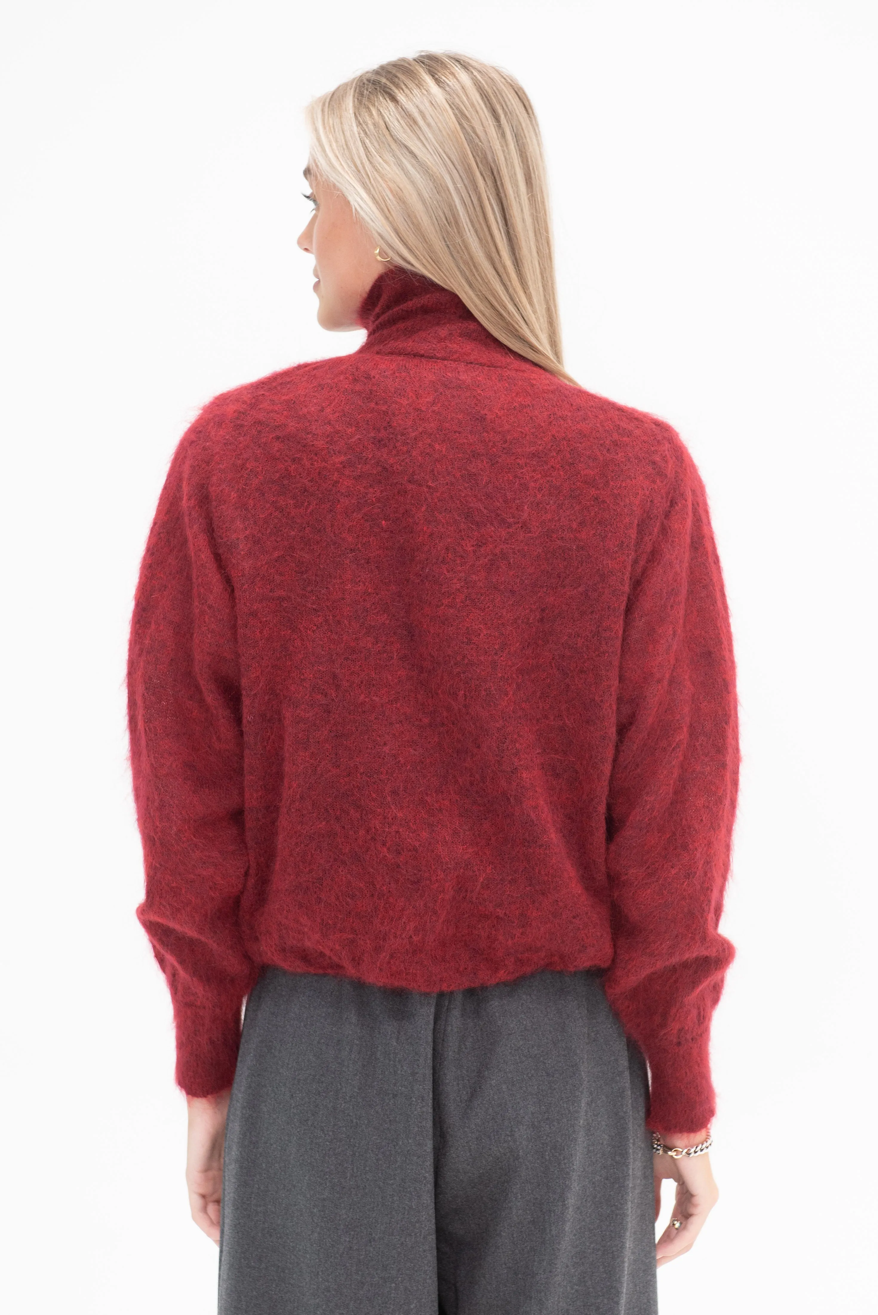 Saint Michel Sweater, Dark Red