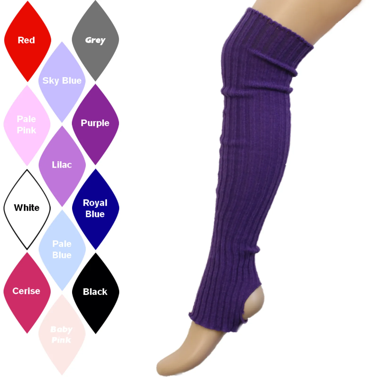 SALE - SLW - 60cm STIRRUP LEG WARMERS