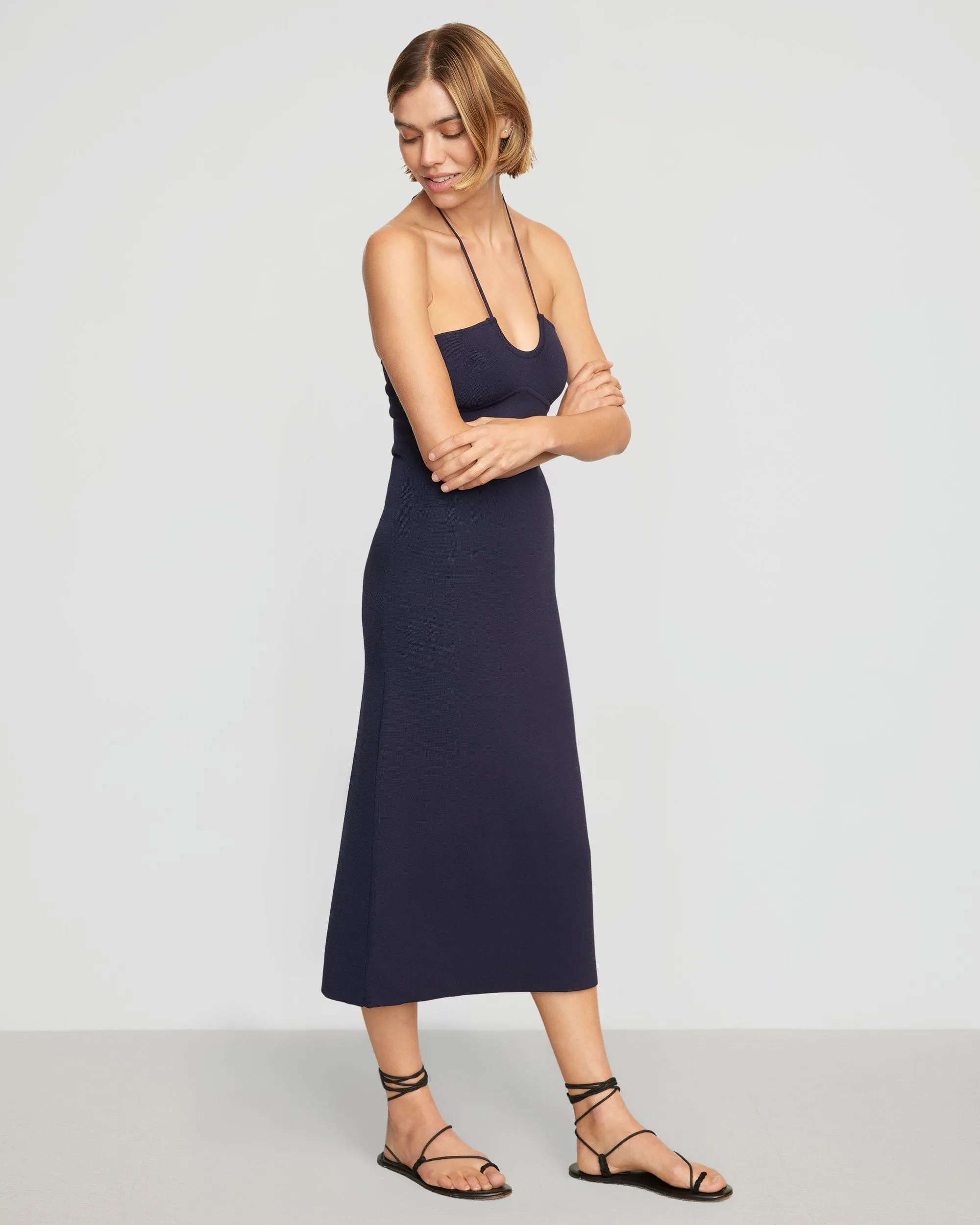 Sara Knit Halter Dress