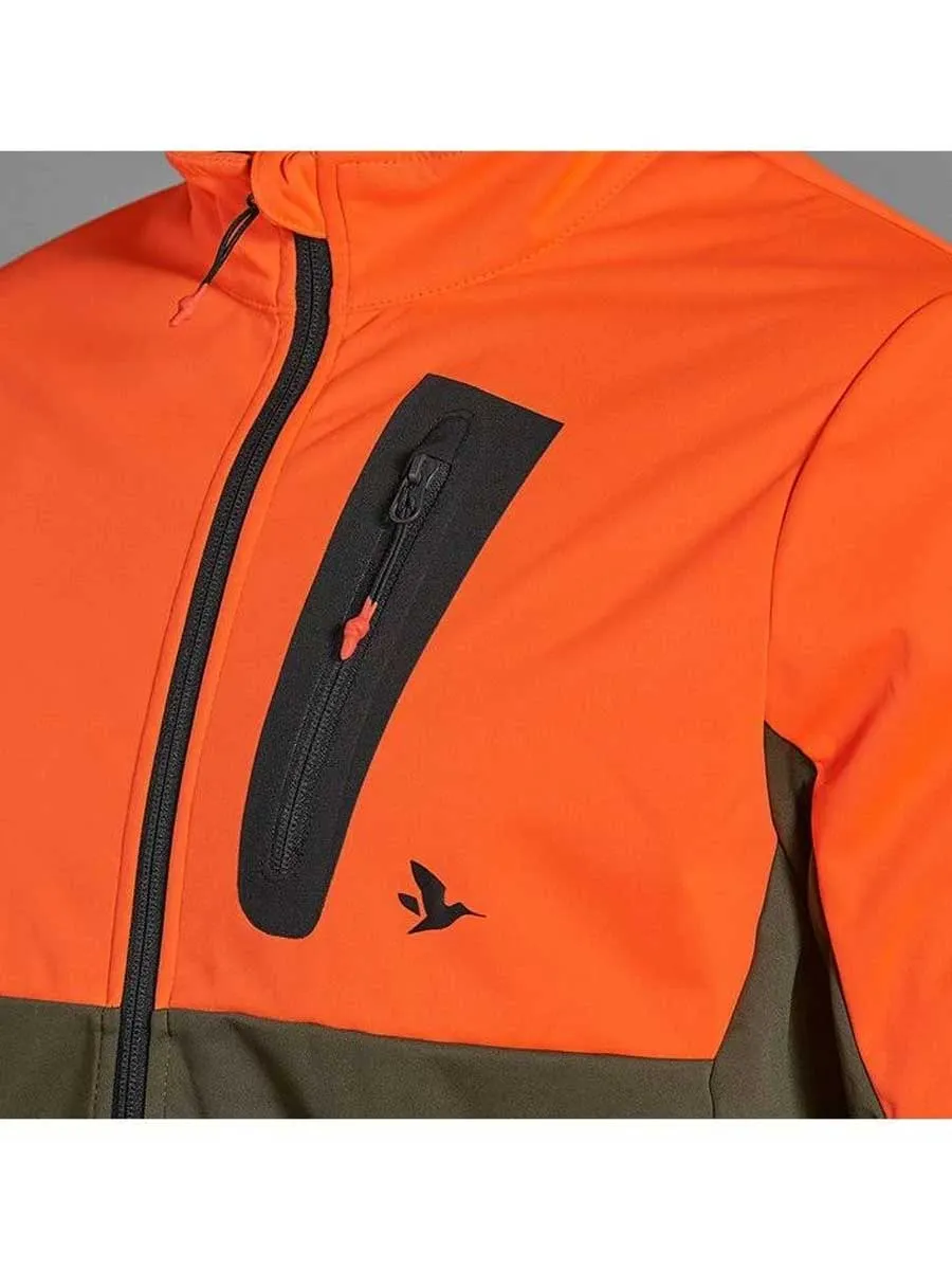 SEELAND Force Advanced Softshell Jacket - Mens - Hi-Vis Orange