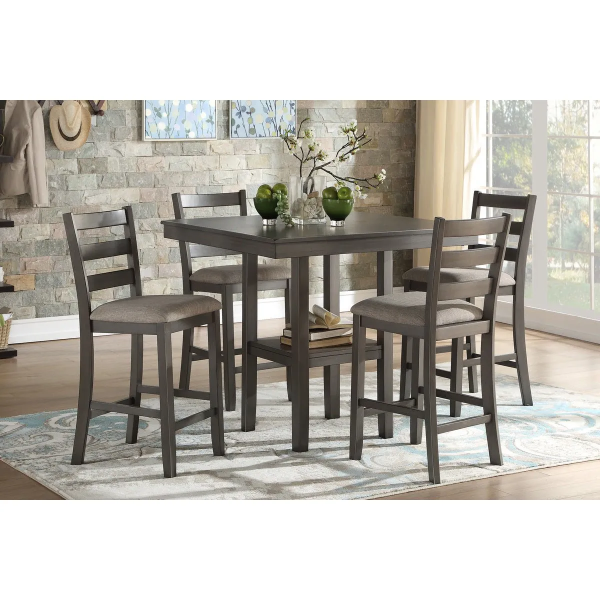 Sharon Collection Counter Height Dining Set