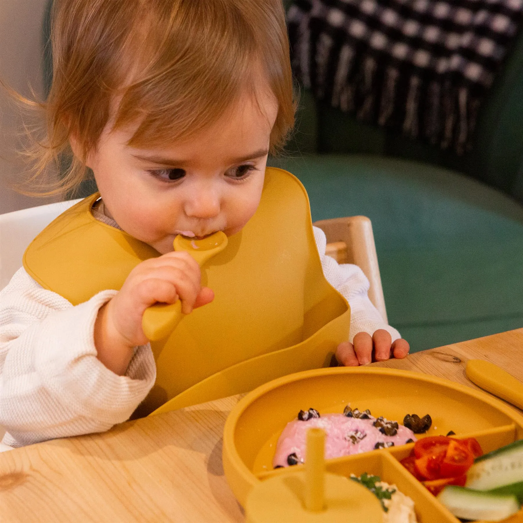 Silicone Baby Weaning Spoon - By Tiny Dining