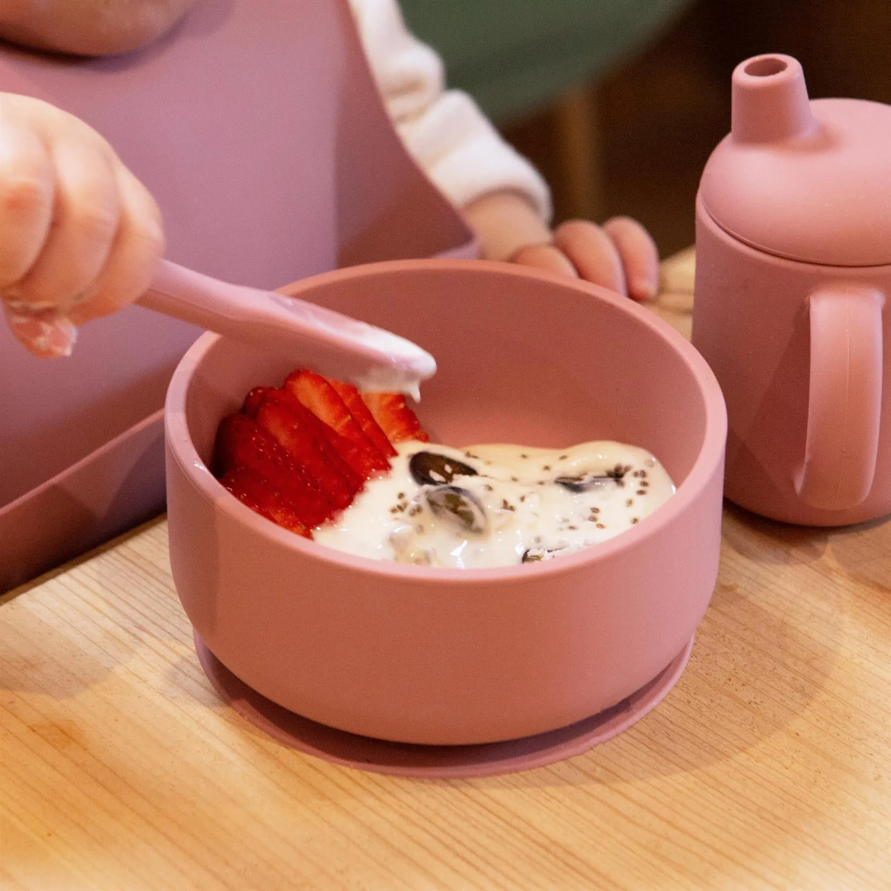 Silicone Baby Weaning Spoon - By Tiny Dining