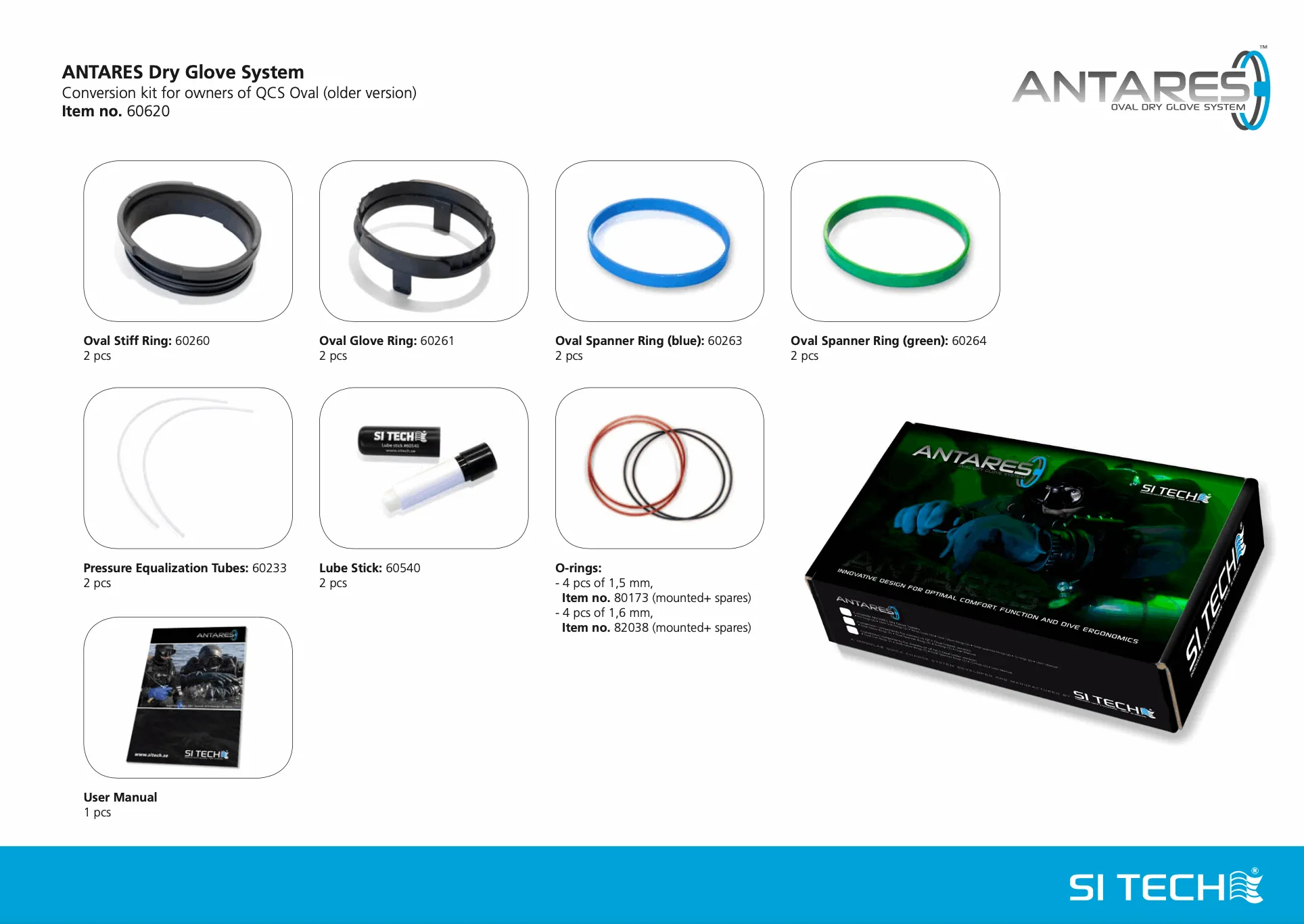 SiTech Antares   Oval Stiff Ring