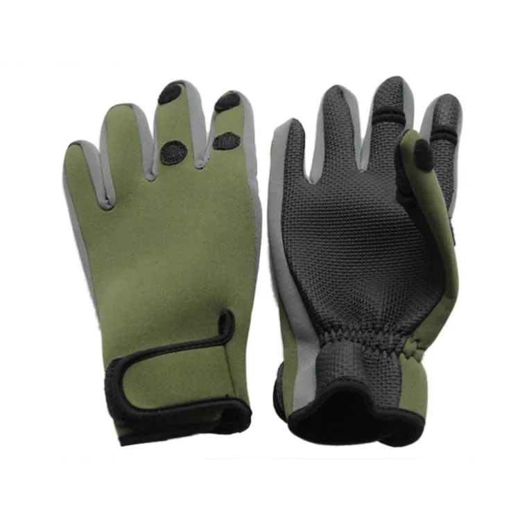 SKD-1102 Outdoor Bicycle Sports Fishing Gloves, Size: XL(Green)