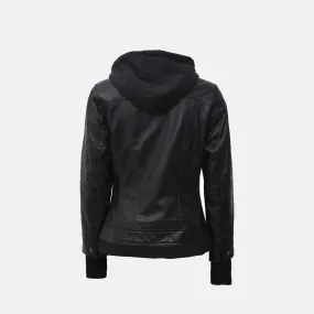 Skyline Bomber Womens Hooded Jacket