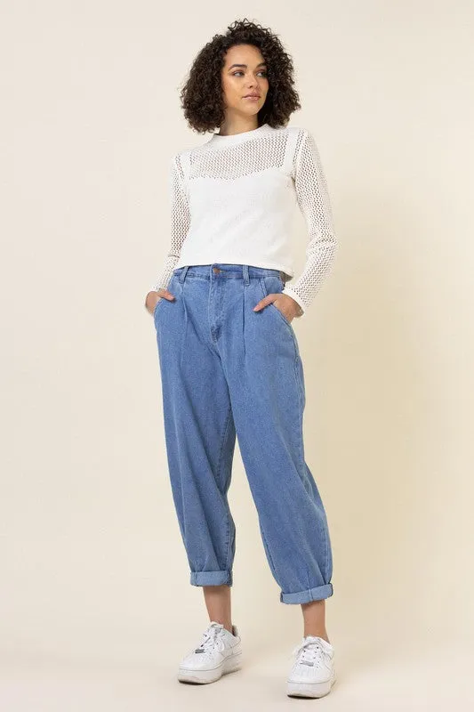 Slouchy High Waisted Jeans