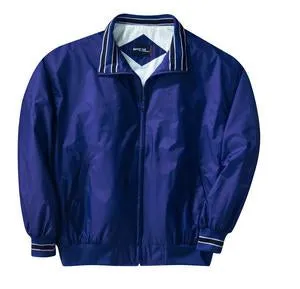 Sport-Tek - Nylon Jacket with Stripe Trim.  JP64