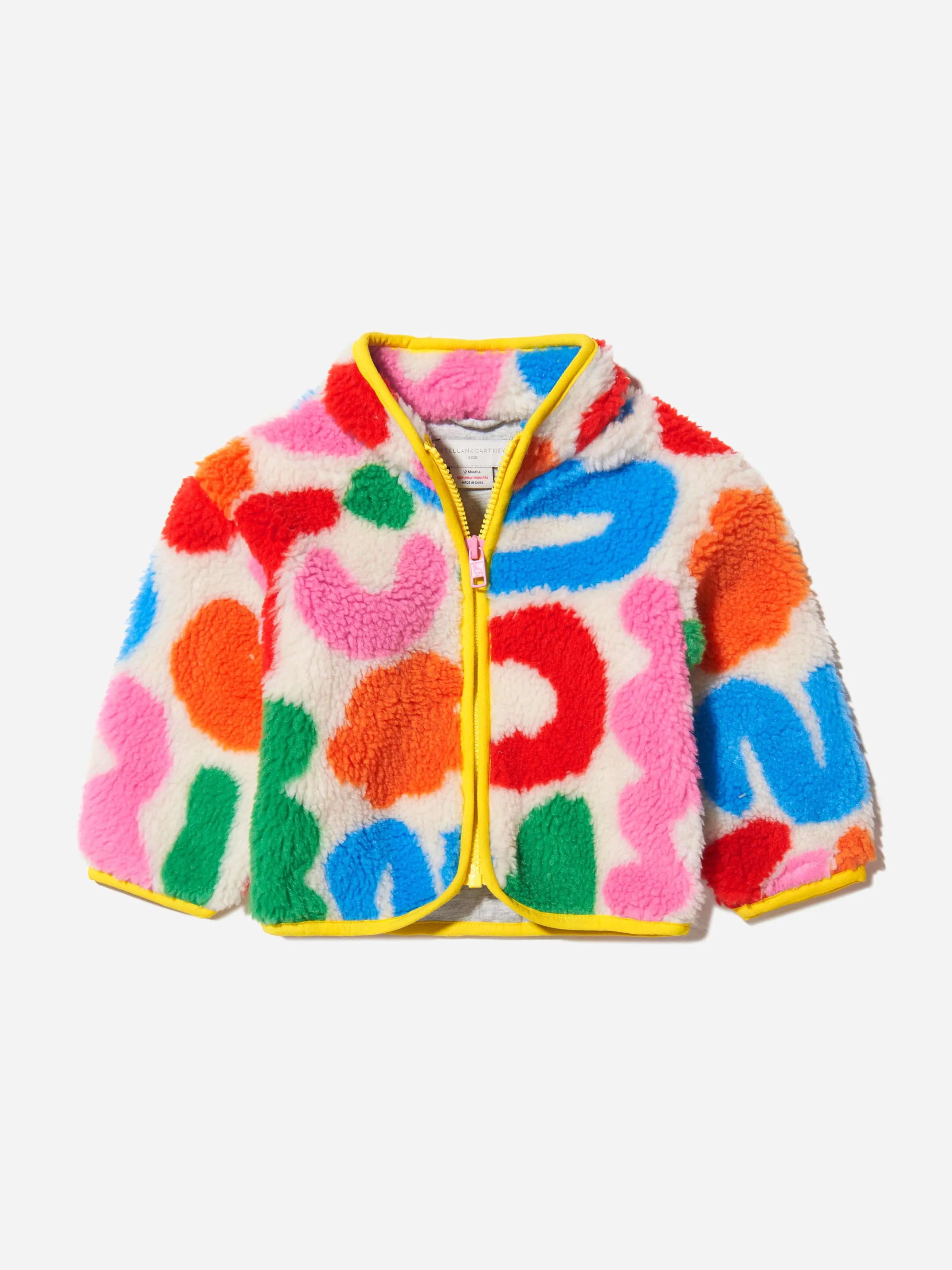 Stella McCartney Baby Girls Sherpa Shapes Jacket