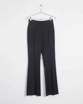 Stella McCartney tailored flared pants, black, 6