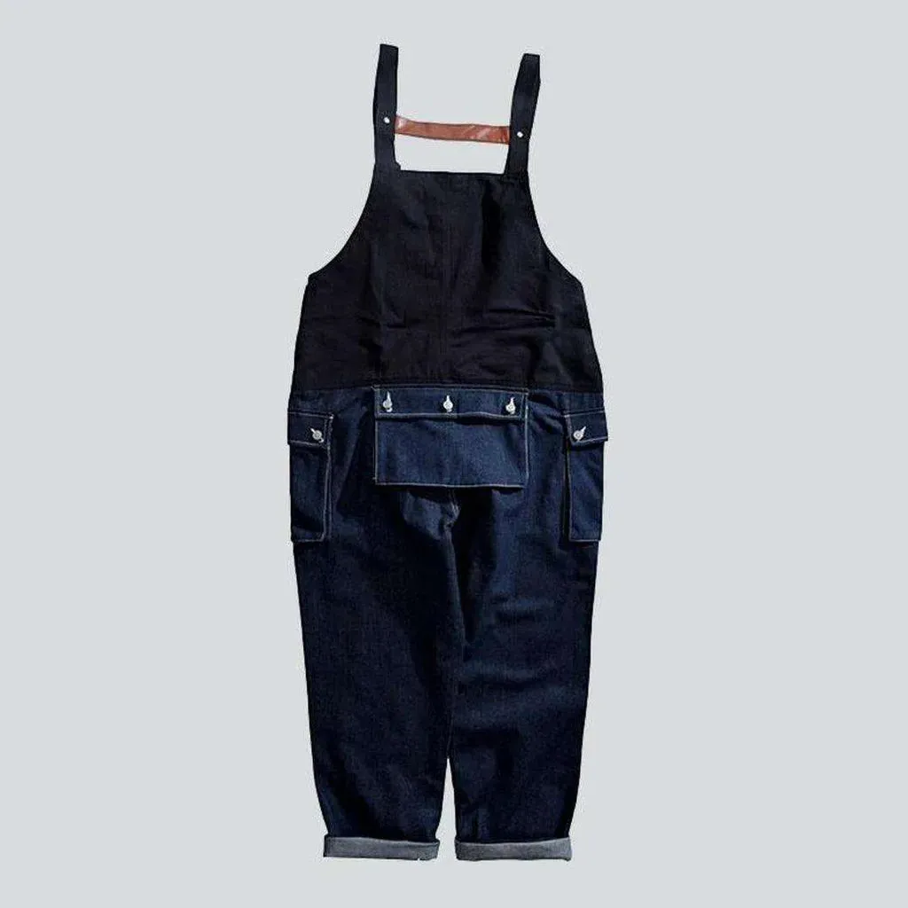 Street style men's jeans overall