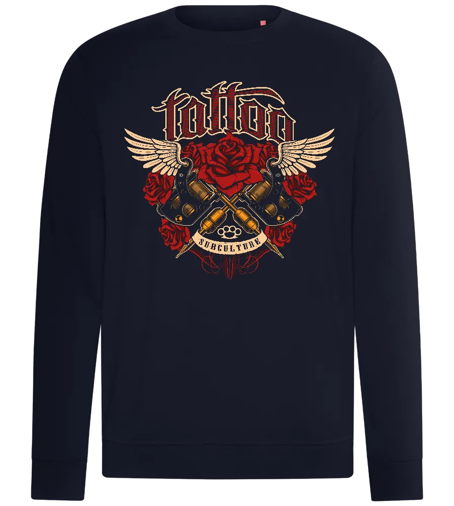 Subculture Rose Tattoo Design - Comfort unisex sweater