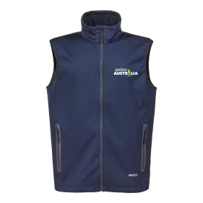 TEAM AUSTRALIA MENS ESSENTIAL SOFTSHELL GILET