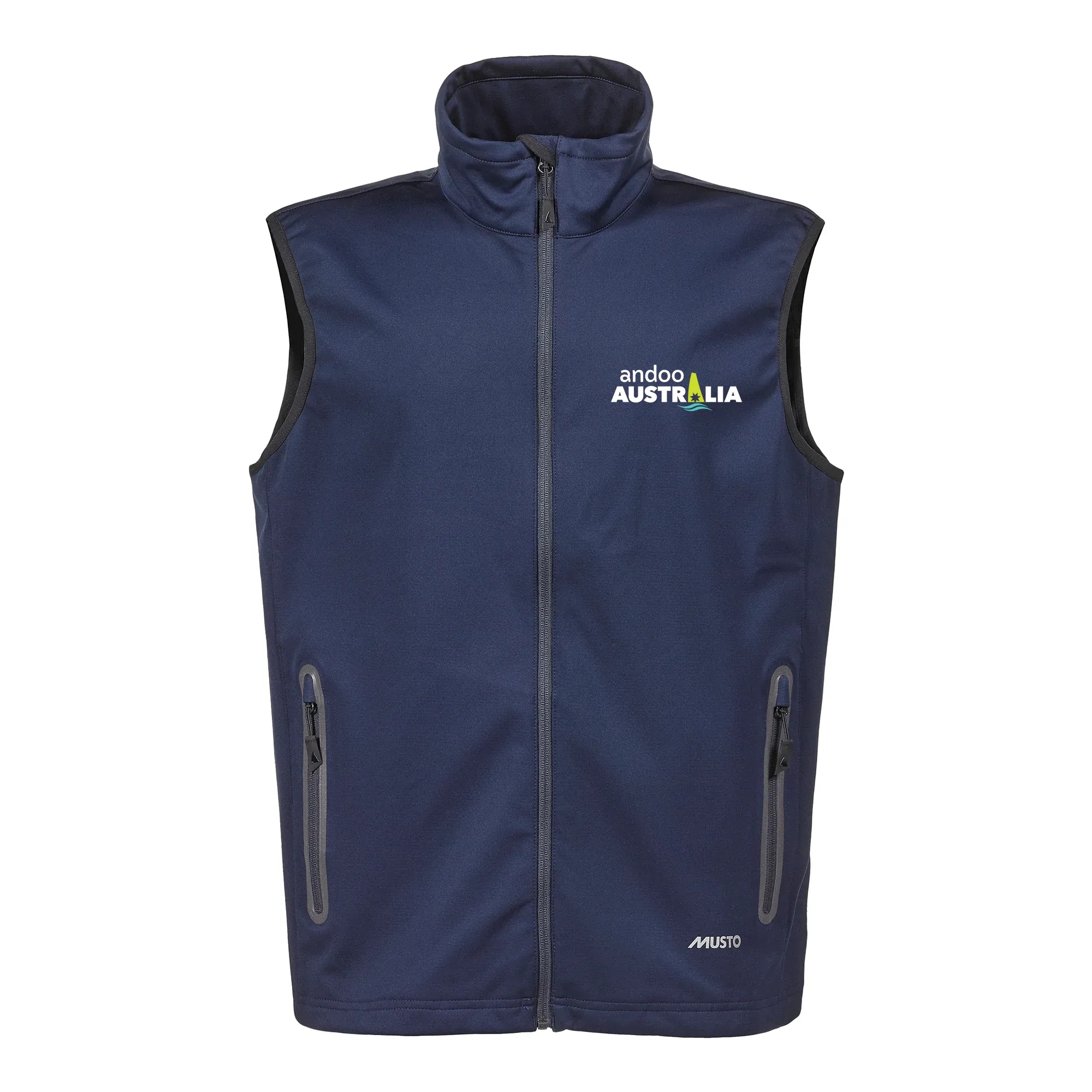 TEAM AUSTRALIA MENS ESSENTIAL SOFTSHELL GILET