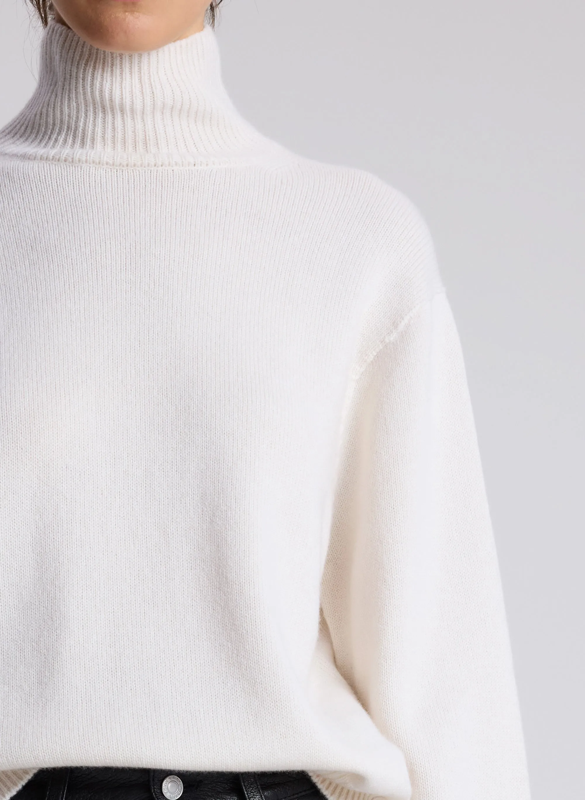 Teddy Cashmere Turtleneck Sweater