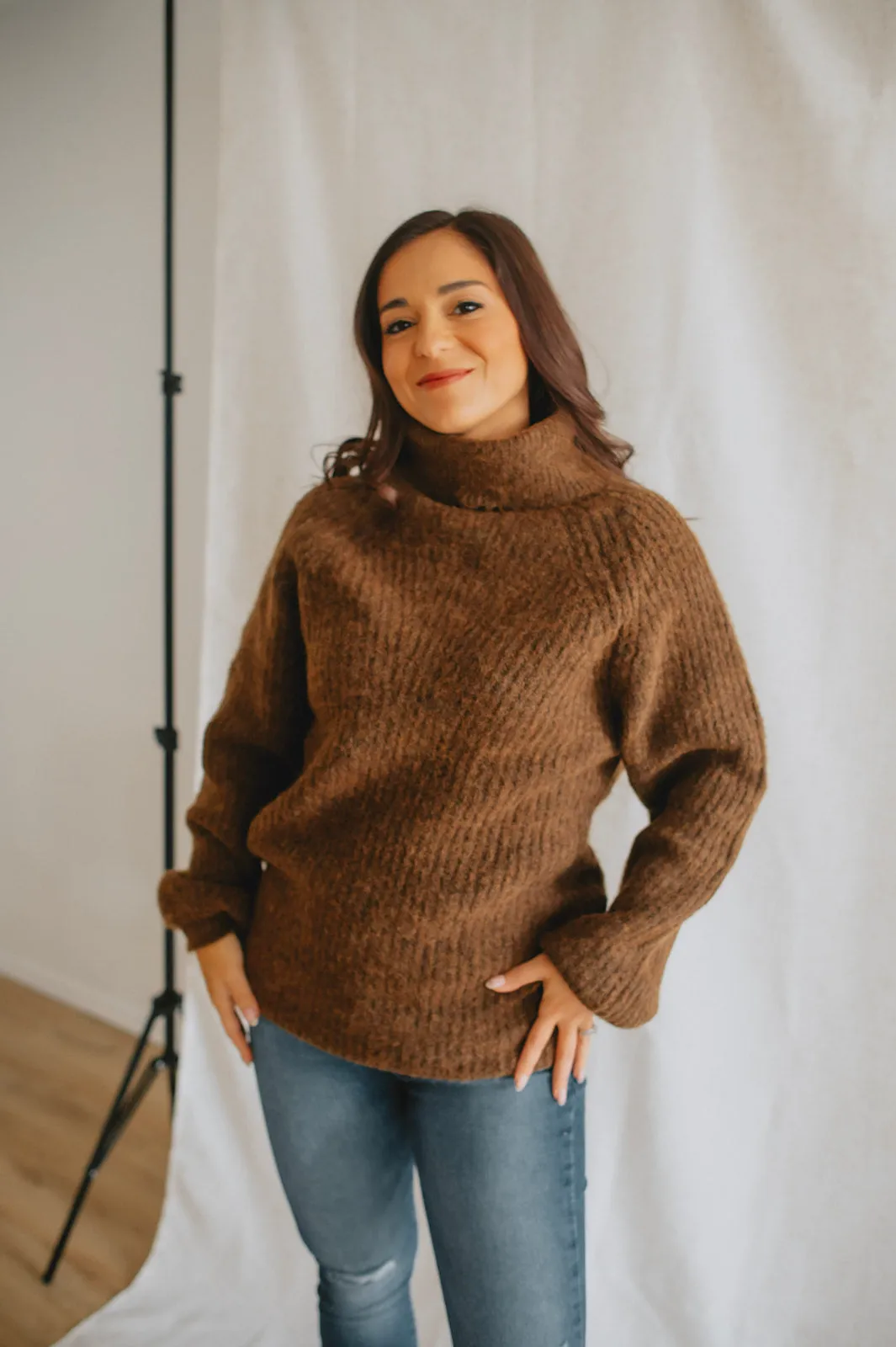 The Acacia Chunky Turtleneck Sweater