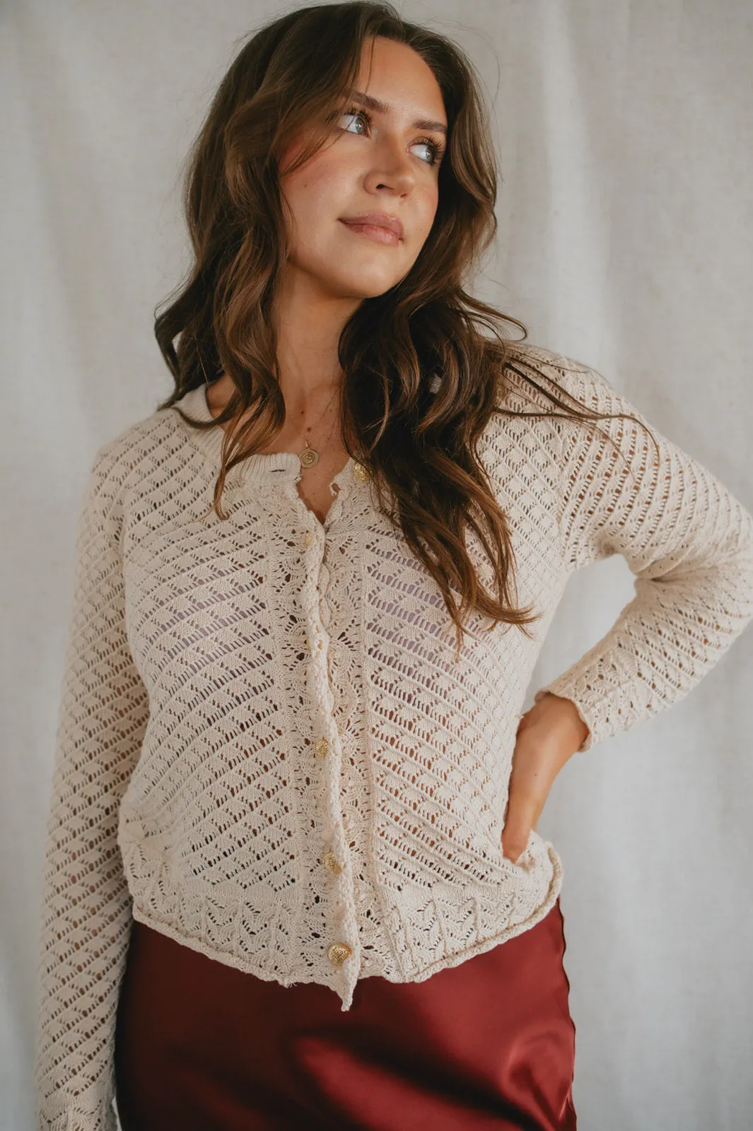 The Novella Cardigan by Heartloom - Cream