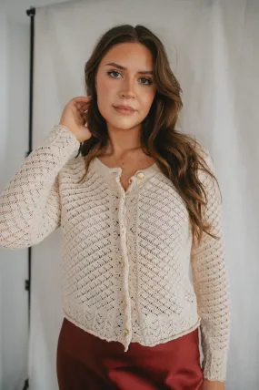 The Novella Cardigan by Heartloom - Cream