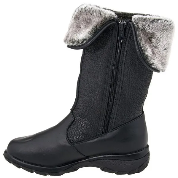 Toe Warmers Shelter Waterproof Boot Black Leather (Women's)