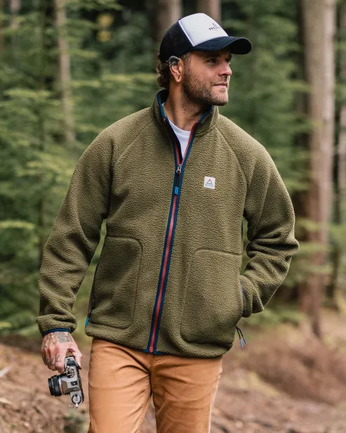 Tripper 2.0 Full Zip Recycled Sherpa Fleece - khaki