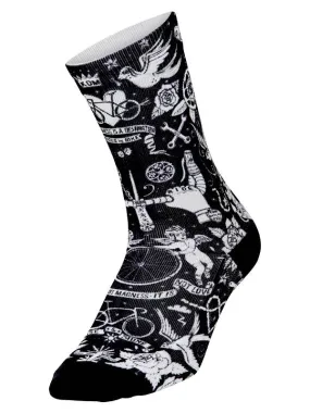 Velo Tattoo Cycling Socks