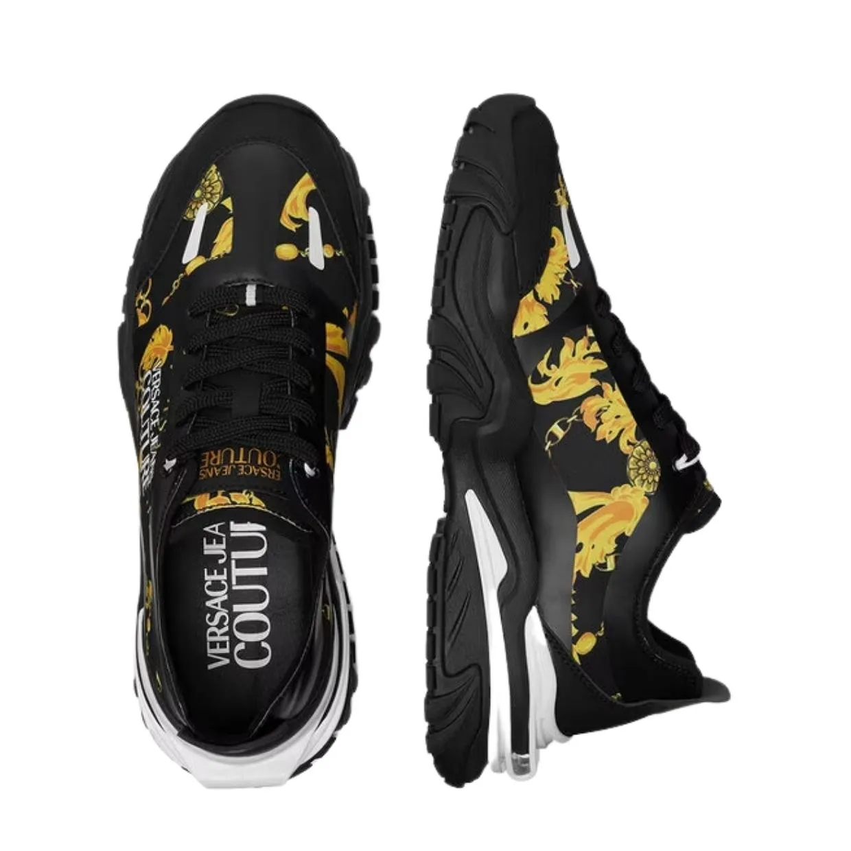 Versace Jeans Couture Trail Trek Chain Couture Black Trainers