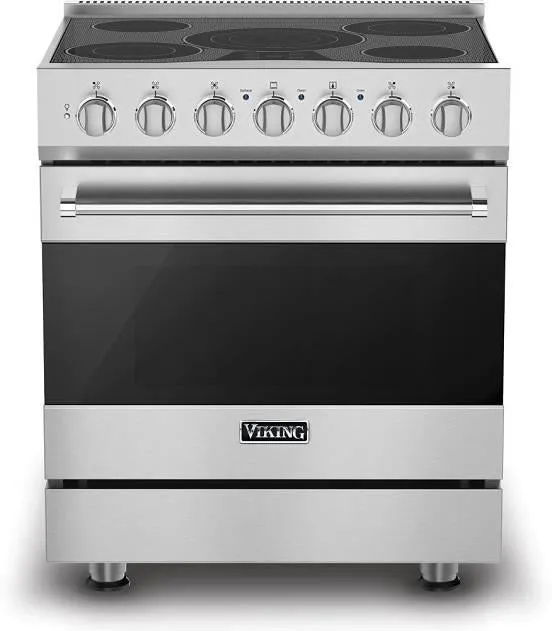 Viking 3 Series RVER33015BSS 30" Self-Clean Stainless Electric Range 2023Model