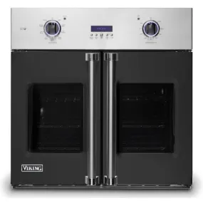 Viking 7 Series VSOF7301CS 30" Single Convection Electric Cast Black Wall Oven