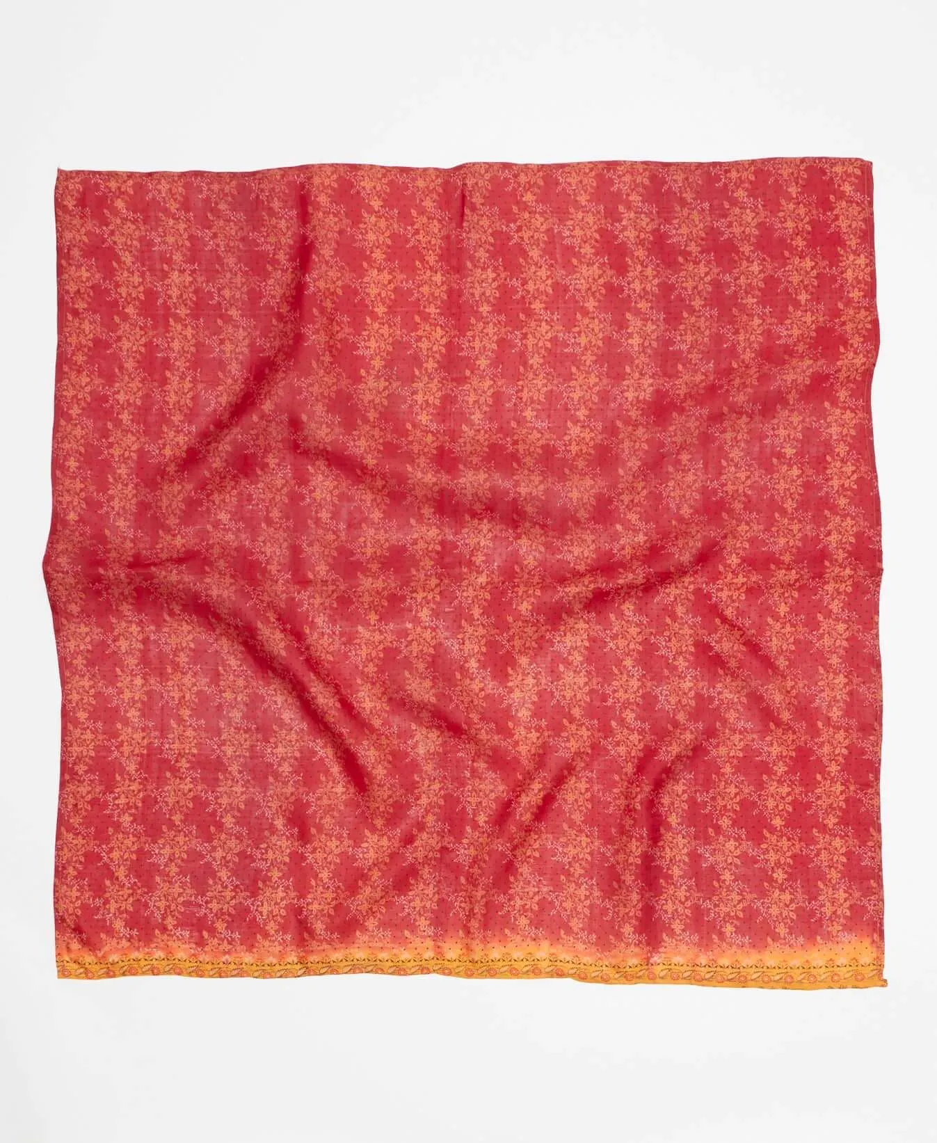 Vintage Silk Square Scarf - No. 230429