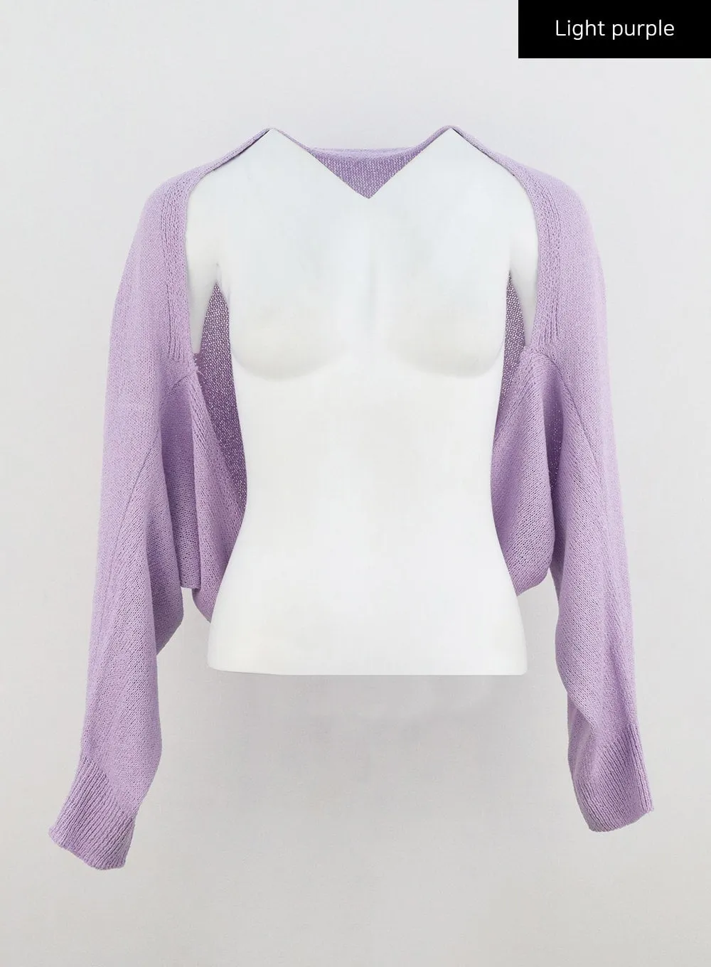 Wide Knit Bolero CL313