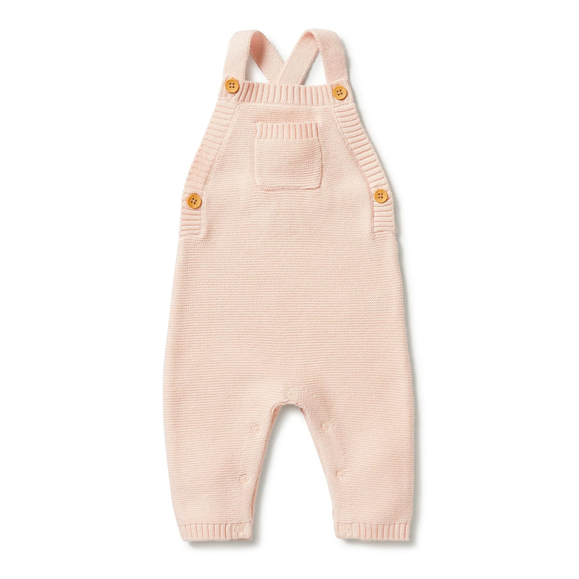 Wilson & Frenchy Knitted Overall - Blush