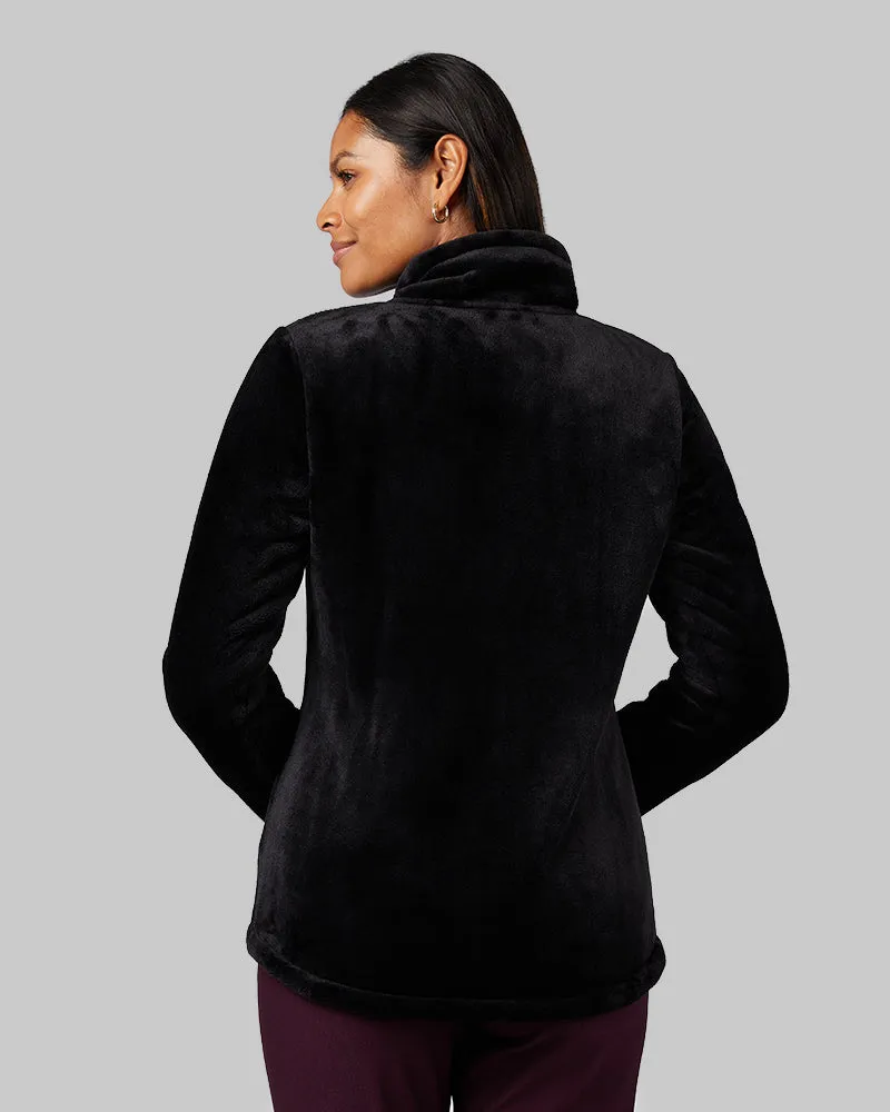 WOMEN'S LUXE FUR FULL-ZIP