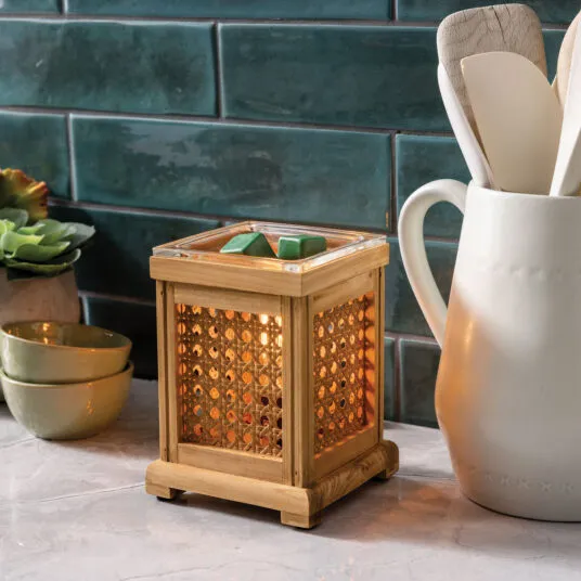 Wood & Cane Vintage Bulb Illumination Fragrance Warmer EBWAC